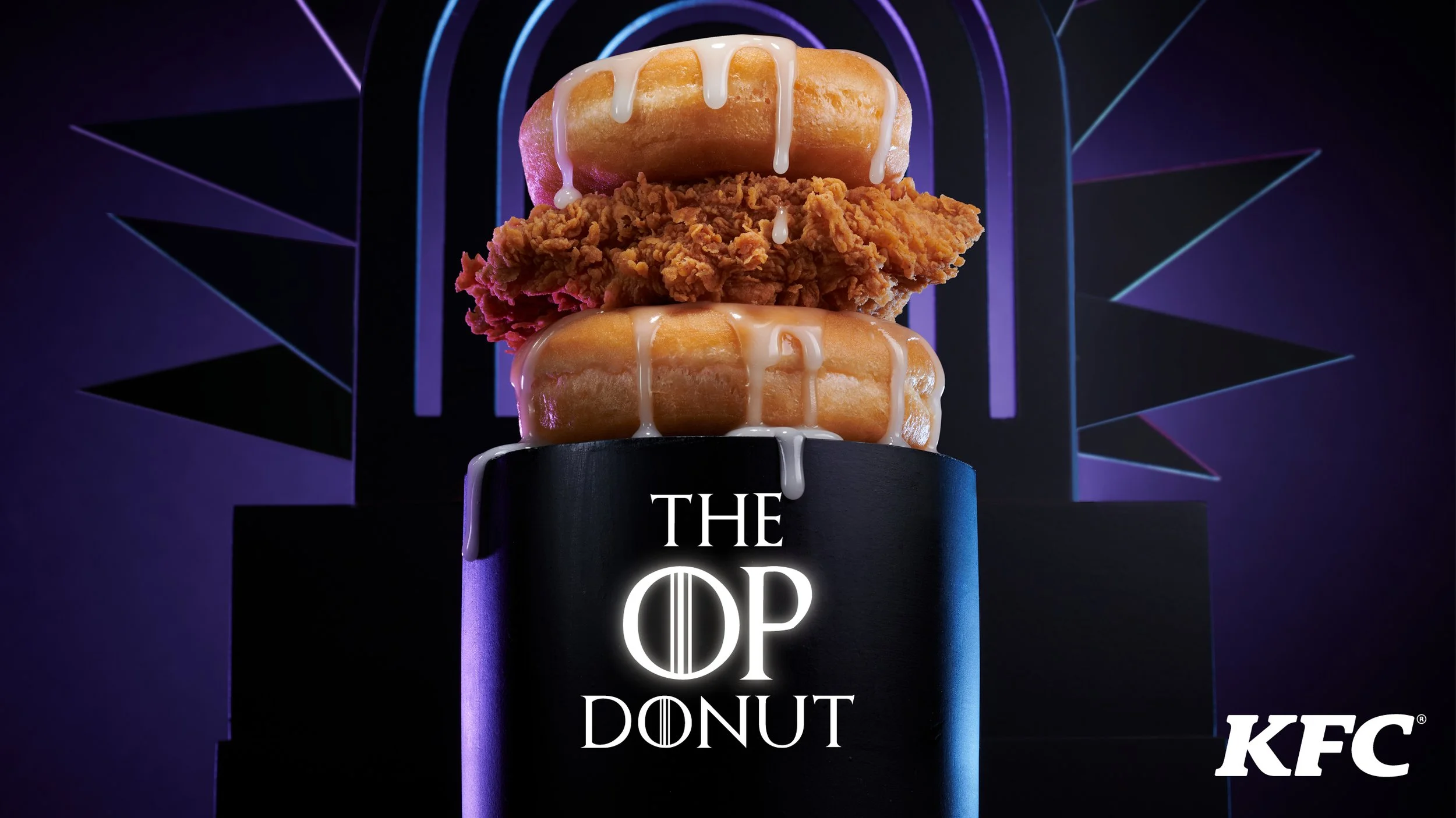 KFC Comicon Africa, 'The OP Donut'. Food styling by Bianca Delides. Photographed by Graeme Borchers.