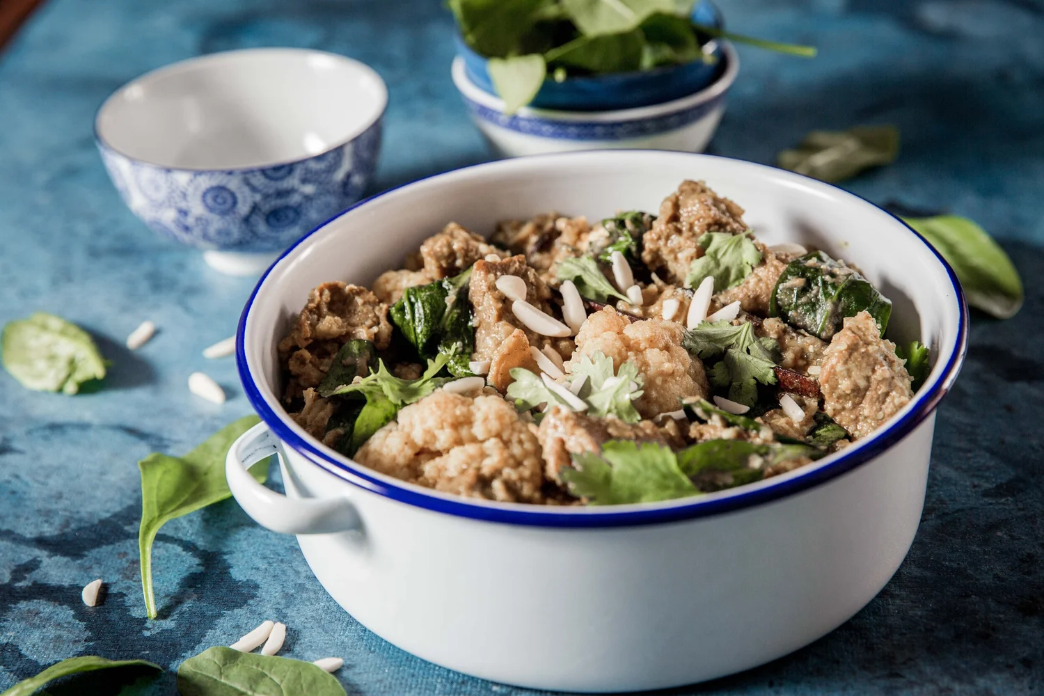 Cauliflower and Spinach Beef Curry