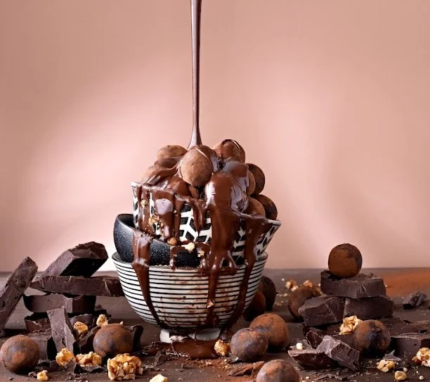 Chocolate Mess. Food styling for The Happy Food Co. Photographed by Adam Fine.
