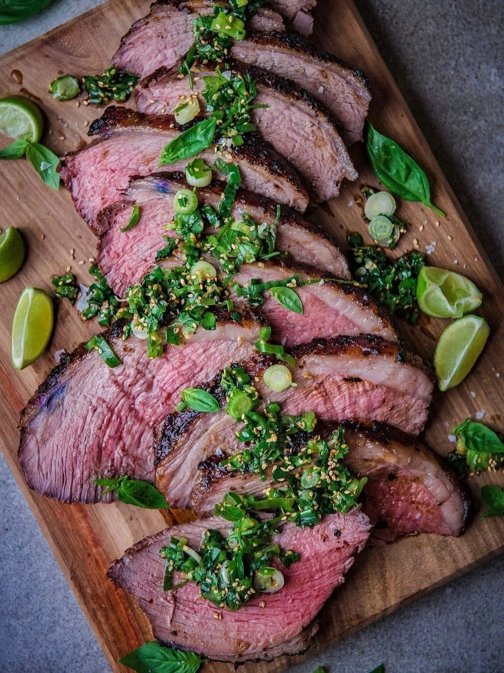 Korean Picanha Roast with Sesame Chimichurri