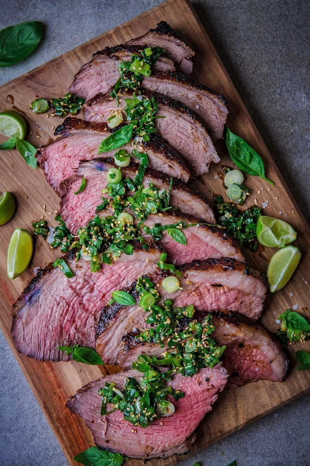 Korean Picanha Roast with Sesame Chimichurri