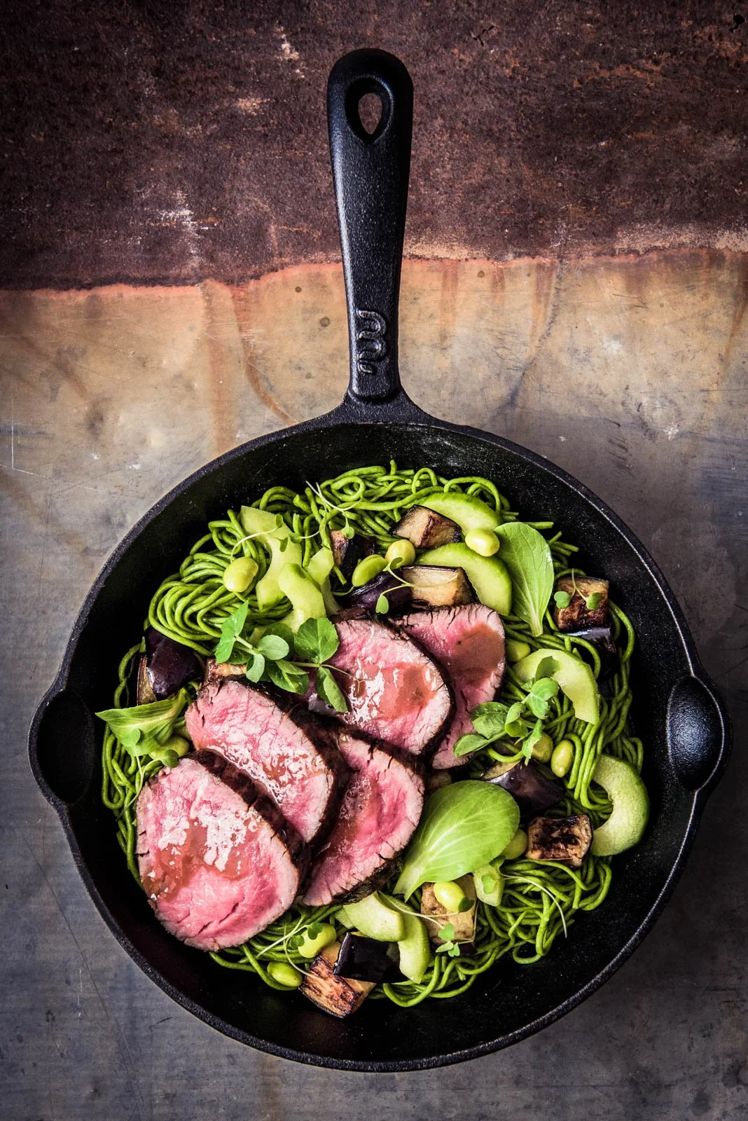 Asian Beef and Green Noodle Salad