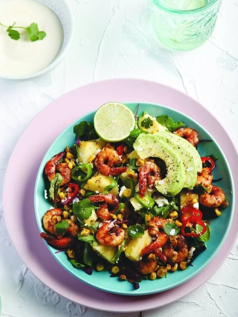 Chipotle Prawn and Pineapple Salad