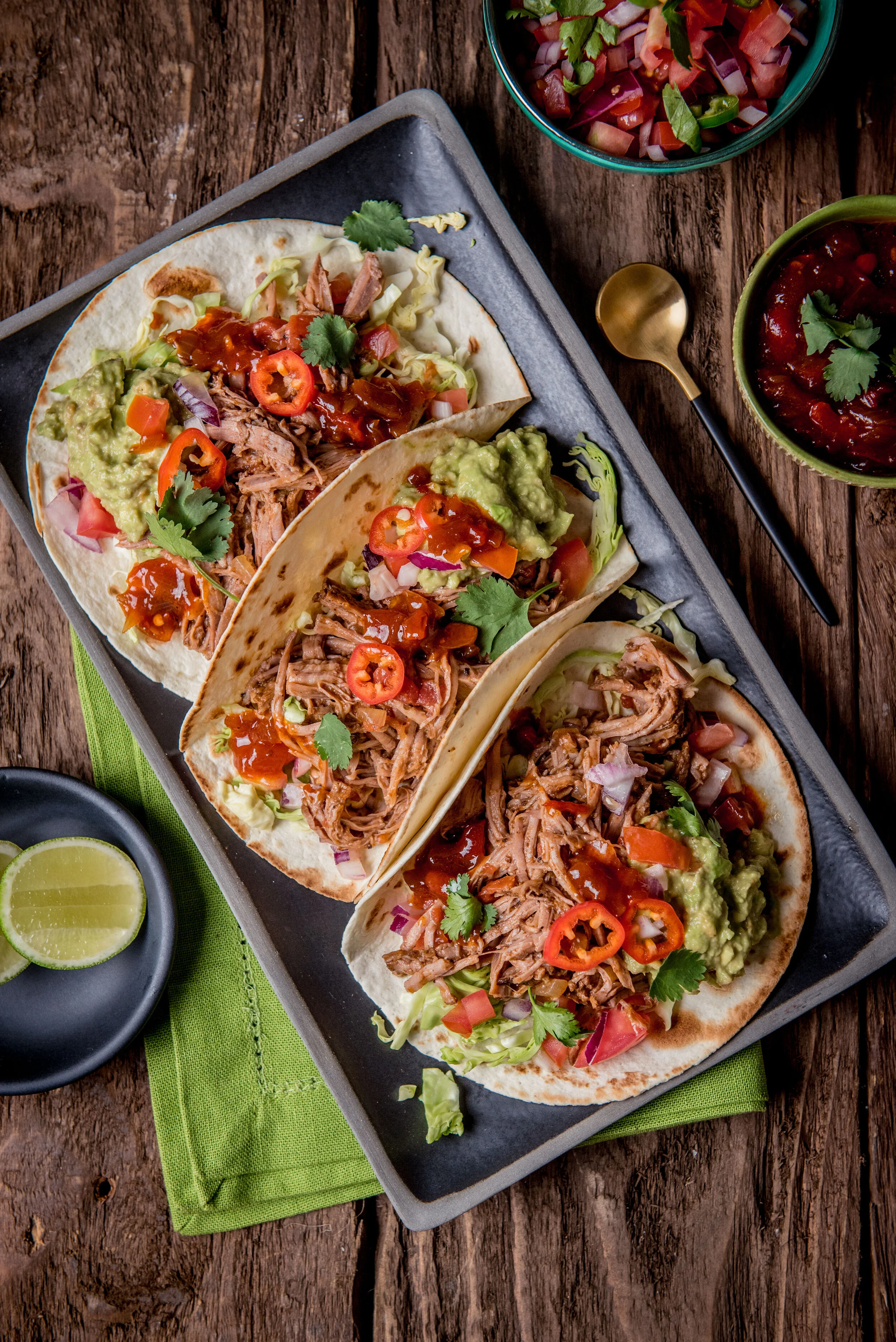 Easy Pulled Beef Tacos