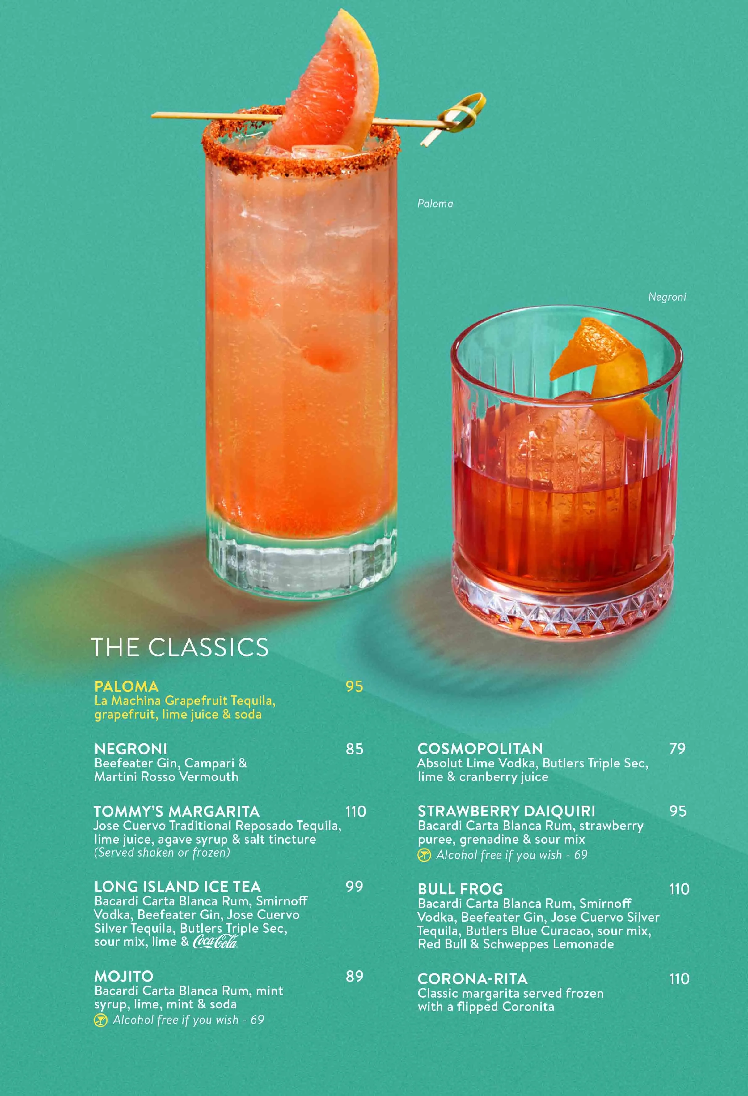Drink styling a selection of cocktails for the NewsCafe cocktail menu. Food photography by Michael Knight.