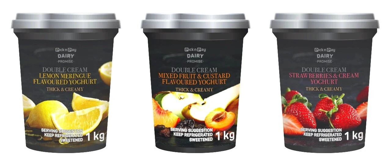 Premium Range Yoghurt Packaging. Food styling for Pick n' Pay. Photographed by Renier Botha.