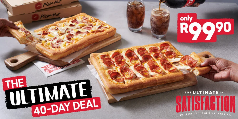 Pizza pulls styled for Pizza Hut. Food styling by Bianca Delides. Photographed by Curtis Gallon
