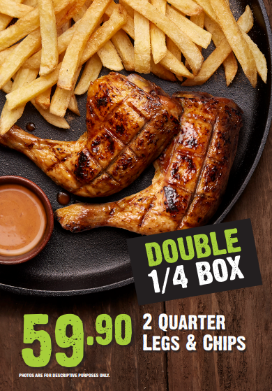 Flame Grilled Chicken Quarters styled for Zebros. Food styling by Bianca Delides. Photographed by Michael Knight.